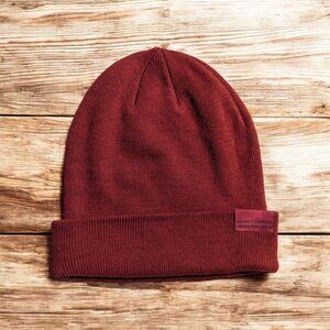 H&M Burgundy Knit Beanie